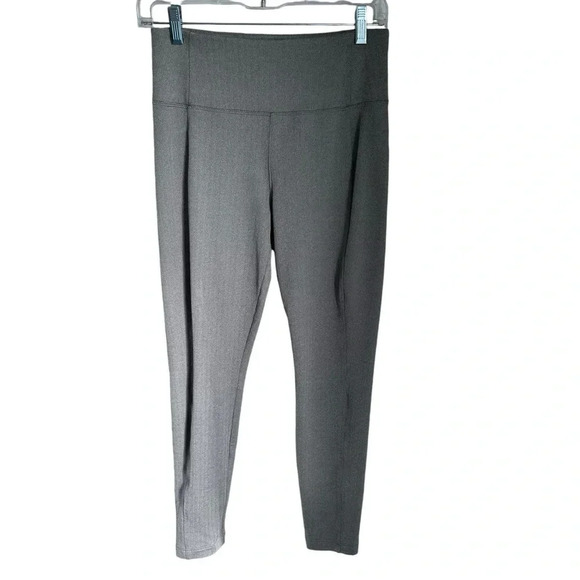 Athleta Pants - Athleta Delancey Herringbone Grey tight Leggins Size Small